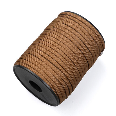 30M 550 militārā standarta 9 kodolu Paracord virve, 4 mm āra izpletņa aukla, izdzīvošanas lietussarga telts, auklas siksna, apģērba aukla