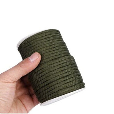 30M 550 militārā standarta 9 kodolu Paracord virve, 4 mm āra izpletņa aukla, izdzīvošanas lietussarga telts, auklas siksna, apģērba aukla