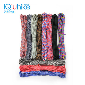 5 μέτρα Paracord 550 Paracord Cord Lanyard Rope Mil Spec Type III 7Strand Climbing Camping Survival Tool