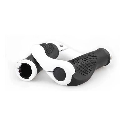 1 pāra velosipēda stūres rokturis Ergonomisks pretslīdes bloķētājs uz roktura vāka alumīnija sakausējuma gumijas rokturi MTB velosipēdu piederumi