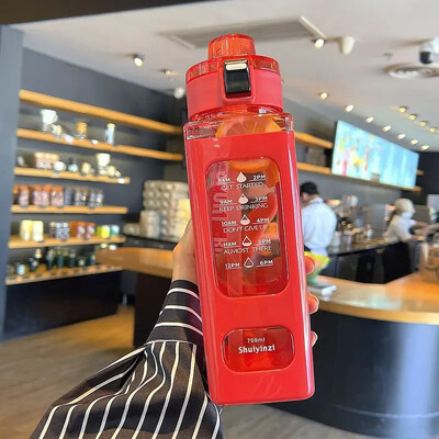 700 ml 1 gabalo baltas sportinis vandens butelis, nešiojamas puodelis „Sippy“, tinkantis važinėtis dviračiu ir nešioti lauke