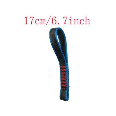 22KN 11/17cm 17mm Скално катерене Caving Quickdraw Найлонови резервни фиксатори за ремъци Quick Draw заместител