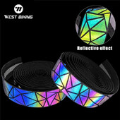 WEST BIKING Velosipēdu stūres lente atstarojoša krāsas maiņa elpojošs pretslīdes stienis šosejas velosipēds āra velosipēda rokturi Lentes siksnas