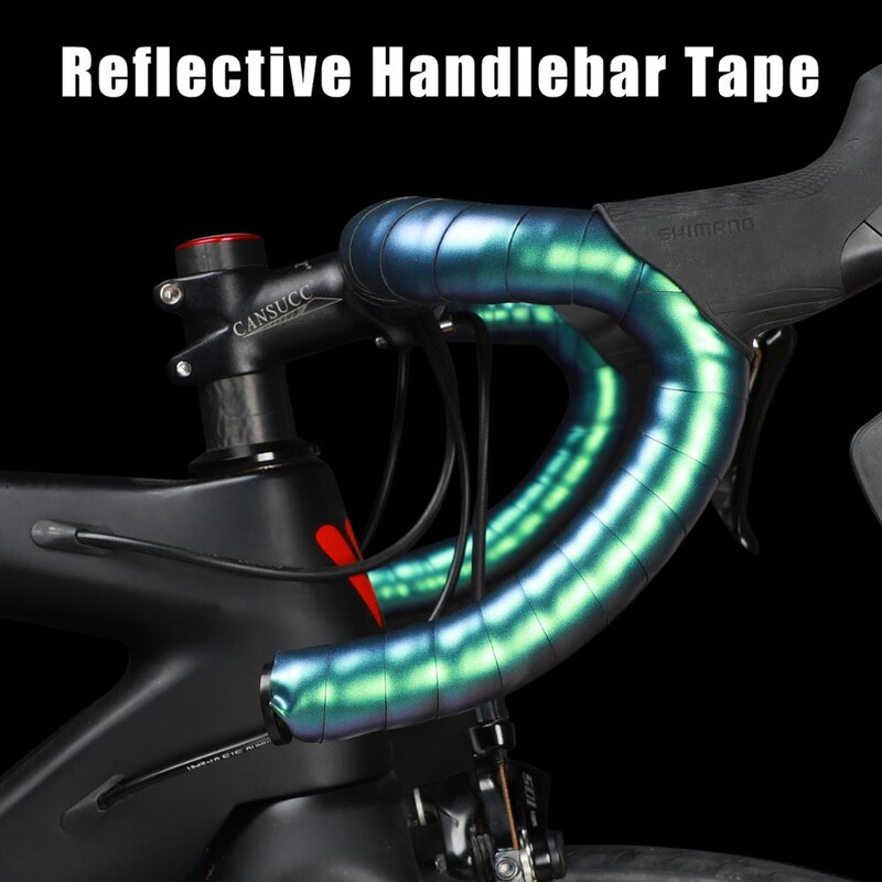 WEST BIKING Velosipēdu stūres lente atstarojoša krāsas maiņa elpojošs pretslīdes stienis šosejas velosipēds āra velosipēda rokturi Lentes siksnas