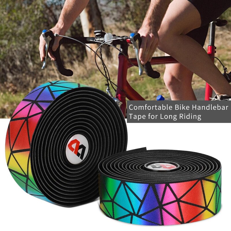 WEST BIKING Velosipēdu stūres lente atstarojoša krāsas maiņa elpojošs pretslīdes stienis šosejas velosipēds āra velosipēda rokturi Lentes siksnas
