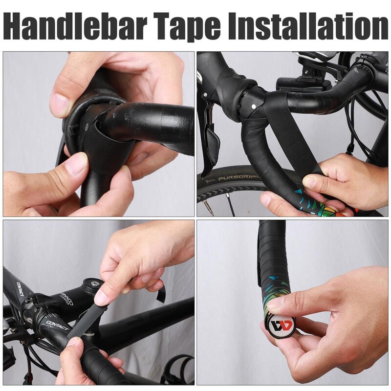 WEST BIKING Velosipēdu stūres lente atstarojoša krāsas maiņa elpojošs pretslīdes stienis šosejas velosipēds āra velosipēda rokturi Lentes siksnas