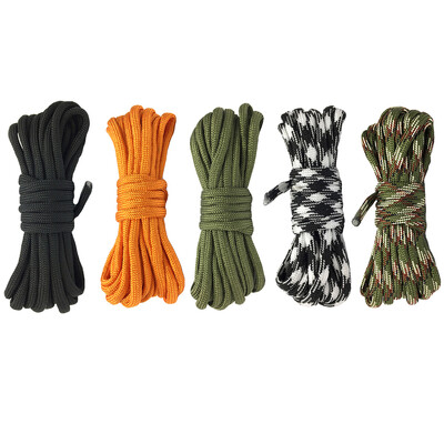 5M Paracord Survival Parachute Cord 4mm 9 Stand Lanyard DIY Kit Uže za odjeću na otvorenom Kampiranje Šator Uže Planinarenje Oprema za penjanje