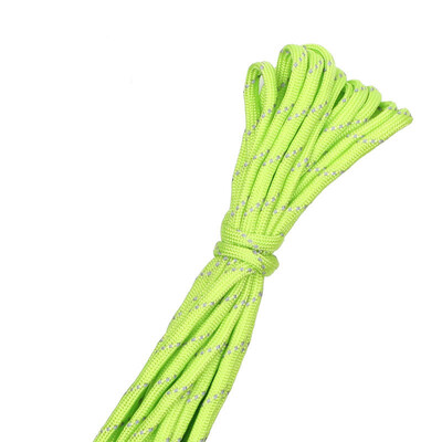 10 M atstarojošs Paracord 550 vads, 7 stieņu 4 mm telts virve kempinga izdzīvošanas piederumi, brīdinājuma izpletņa līnija pārgājienu nojumes aukla