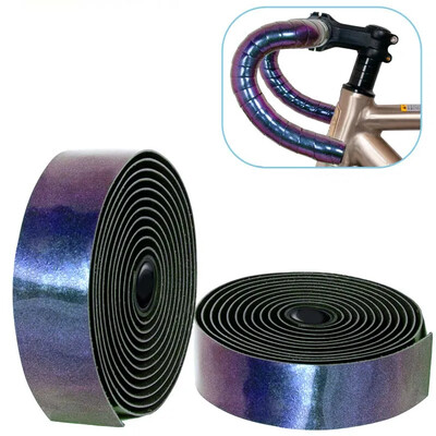 Šosejas velosipēda roktura stieņa lentes velosipēda Aurora hameleona siksna amortizējoša pretslīdes PU+EVA izliekta kāta aptinums velosipēdu piederumi