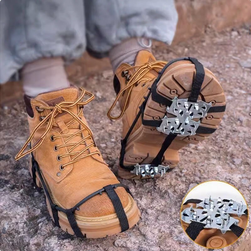1 par ML dereza Navlaka za cipele 24 zuba Protuklizne hvataljke za led Cipele za hvatanje Čizme Cipele za planinarenje Cipele za penjanje po ledu Šiljci Lanac za penjanje