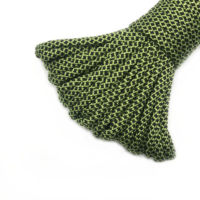 Paracord 550 Padáková šnúra, šnúrka do stanu, Mil Spec Type III, 7 prameňov, 100 stôp, na turistiku, kempovanie, 208 farieb, lezecké lano