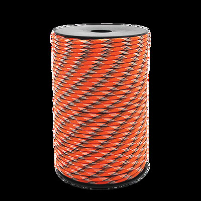 100 M/328 pēdas uz vārpstas uzstādīta 550 gabarīta 9 dzīslu lietussarga virve 4 mm izpletņa virve rokassprādze pīta stiepļu telts vilkšanas virve vēja virve