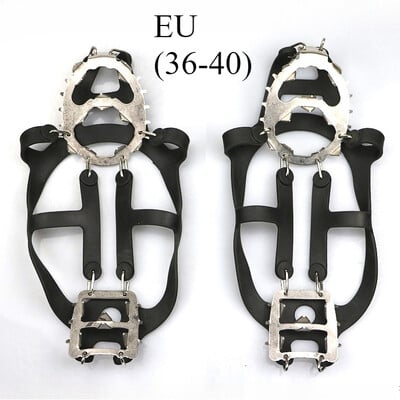 1 paar jäähaarats nael jalatsite jaoks libisemisvastane matkamine ronimine lumenaelad krampid Klambrid kett küünised käepidemed saapad kate