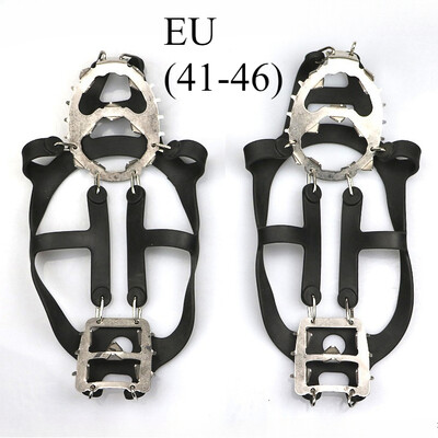 1 paar jäähaarats nael jalatsite jaoks libisemisvastane matkamine ronimine lumenaelad krampid Klambrid kett küünised käepidemed saapad kate