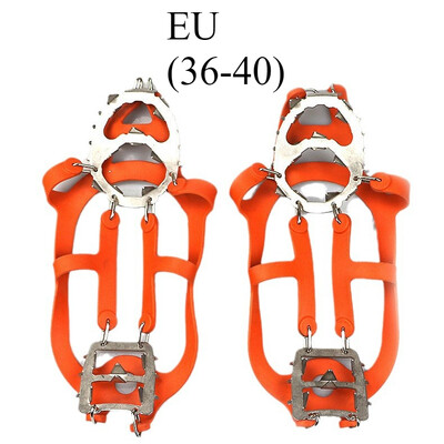 1 paar jäähaarats nael jalatsite jaoks libisemisvastane matkamine ronimine lumenaelad krampid Klambrid kett küünised käepidemed saapad kate