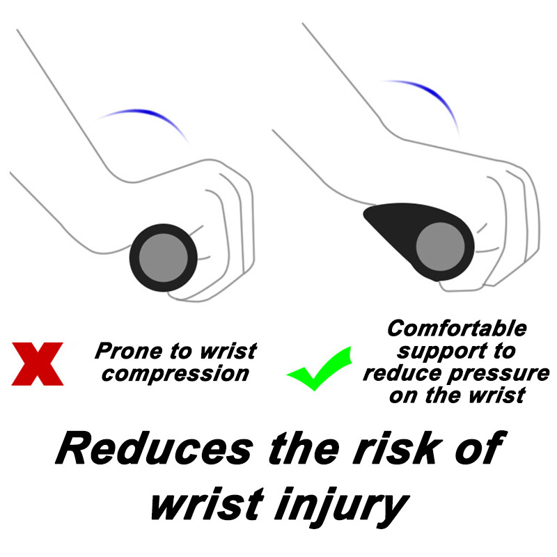 MTB velosipēda rokturi Triecienizturīgi velosipēda stūres pārsega pretslīdes bloķēšana uz velosipēda roktura aproces Ergonomiski riteņbraukšanas gumijas bumbiņu roktura rokturi
