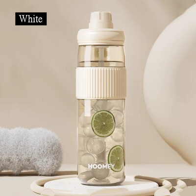 1000ml/750ml visokokvalitetna boca za vodu od materijala od tritana sa slamkom, prijenosna modna izdržljiva boca za piće za putovanja na otvorenom