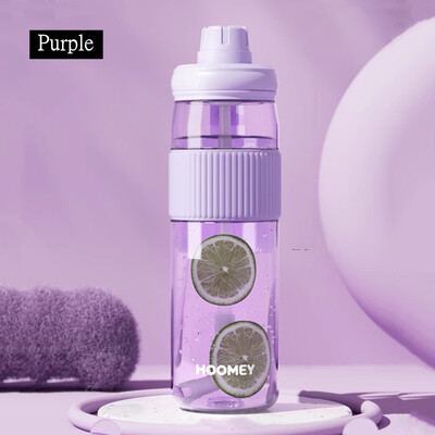 1000ml/750ml visokokvalitetna boca za vodu od materijala od tritana sa slamkom, prijenosna modna izdržljiva boca za piće za putovanja na otvorenom