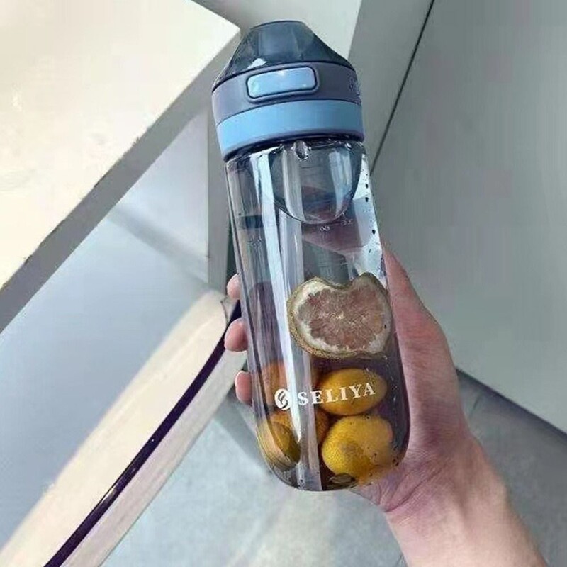 Plastmasas ūdens pudele dzeršanai Pārnēsājama sporta tējas kafijas tase Virtuves instrumenti Bērnu ūdens pudele skolai