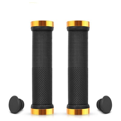 PE gumijas MTB rokturi sakausējuma aproces Divpusēja slēdzene velosipēda rokturis rokturis pret slīdēšanu riteņbraukšanai stūres piedurkne BMX velosipēda piederumi