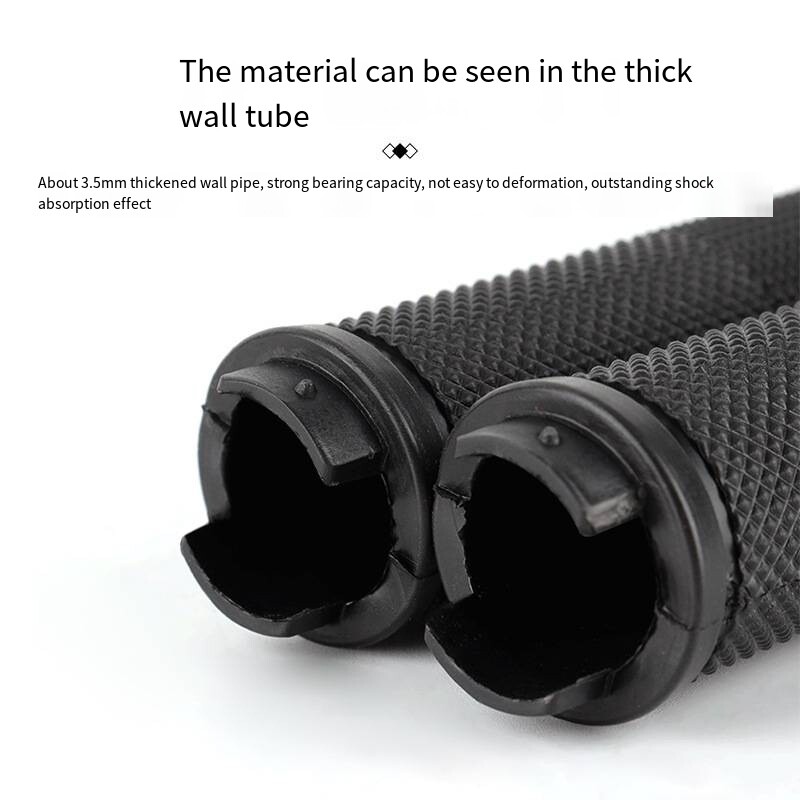 PE gumijas MTB rokturi sakausējuma aproces Divpusēja slēdzene velosipēda rokturis rokturis pret slīdēšanu riteņbraukšanai stūres piedurkne BMX velosipēda piederumi