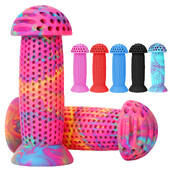 2gab Gumijas rokturis velosipēda roktura roktura roktura pārsegs pretslīdes trīsriteņa skeitborda skrejriteņa stūre bērniem bērniem riteņbraukšanai