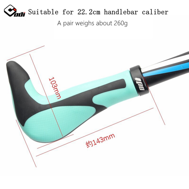 Odi biciklistički silikonski rukohvati Integralno oblikovani rogovi upravljač Biciklistički naslon za ruke Brdski sklopivi poklopac prstena za zaključavanje