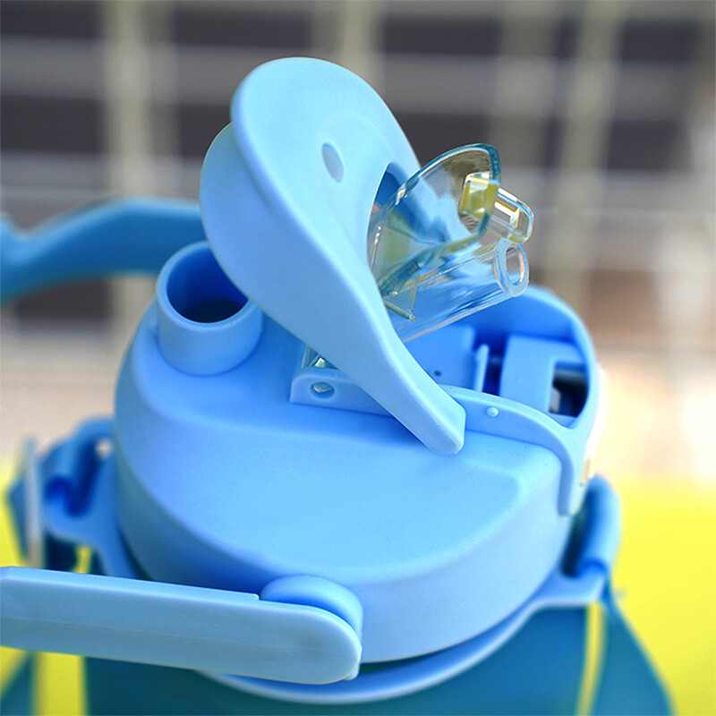 Šesterokutna 3-dijelna boca za vodu velikog kapaciteta s gradijentnom bojom za sportove na otvorenom, prijenosno dvostruko piće za aktivan stil života