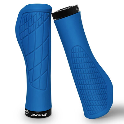 BUCKLOS Mtb rokturu slēdzene uz velosipēda rokturiem Ērts elektriskais skrejriteņa rokturis amortizējošs salokāms velosipēda rokturis Izturīgas Mtb aproces