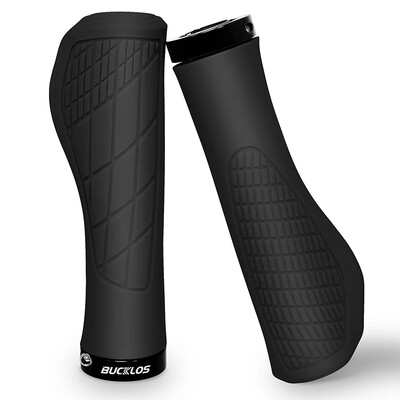 BUCKLOS Mtb rokturu slēdzene uz velosipēda rokturiem Ērts elektriskais skrejriteņa rokturis amortizējošs salokāms velosipēda rokturis Izturīgas Mtb aproces