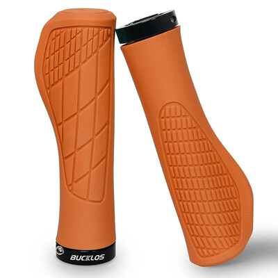 BUCKLOS Mtb rokturu slēdzene uz velosipēda rokturiem Ērts elektriskais skrejriteņa rokturis amortizējošs salokāms velosipēda rokturis Izturīgas Mtb aproces