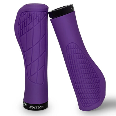 BUCKLOS Mtb rokturu slēdzene uz velosipēda rokturiem Ērts elektriskais skrejriteņa rokturis amortizējošs salokāms velosipēda rokturis Izturīgas Mtb aproces