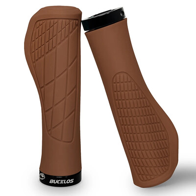 BUCKLOS Mtb rokturu slēdzene uz velosipēda rokturiem Ērts elektriskais skrejriteņa rokturis amortizējošs salokāms velosipēda rokturis Izturīgas Mtb aproces