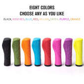 TANKE silikona stūres rokturi MTB rokturis triecienizturīgs, neslīdošs kalnu/šosejas velosipēda roktura pārsegs salokāmi līdzsvara velosipēda piederumi