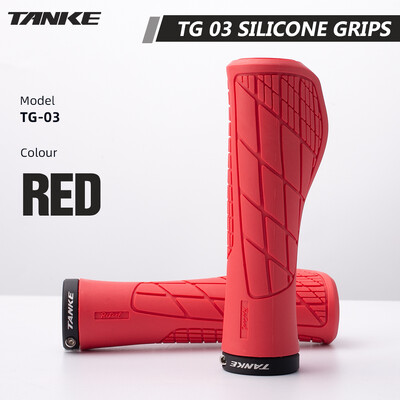 TANKE silikona stūres rokturi MTB rokturis triecienizturīgs, neslīdošs kalnu/šosejas velosipēda roktura pārsegs salokāmi līdzsvara velosipēda piederumi