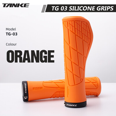 TANKE silikona stūres rokturi MTB rokturis triecienizturīgs, neslīdošs kalnu/šosejas velosipēda roktura pārsegs salokāmi līdzsvara velosipēda piederumi