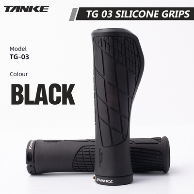 TANKE silikona stūres rokturi MTB rokturis triecienizturīgs, neslīdošs kalnu/šosejas velosipēda roktura pārsegs salokāmi līdzsvara velosipēda piederumi