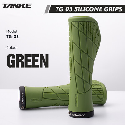 TANKE silikona stūres rokturi MTB rokturis triecienizturīgs, neslīdošs kalnu/šosejas velosipēda roktura pārsegs salokāmi līdzsvara velosipēda piederumi