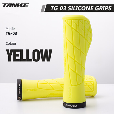 TANKE silikona stūres rokturi MTB rokturis triecienizturīgs, neslīdošs kalnu/šosejas velosipēda roktura pārsegs salokāmi līdzsvara velosipēda piederumi