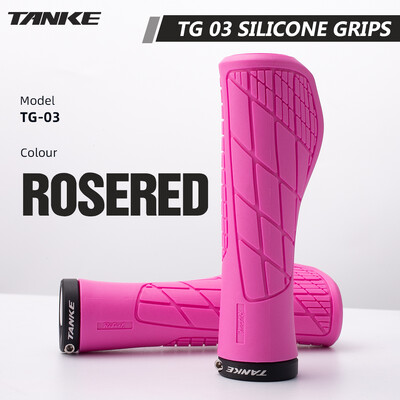 TANKE silikona stūres rokturi MTB rokturis triecienizturīgs, neslīdošs kalnu/šosejas velosipēda roktura pārsegs salokāmi līdzsvara velosipēda piederumi