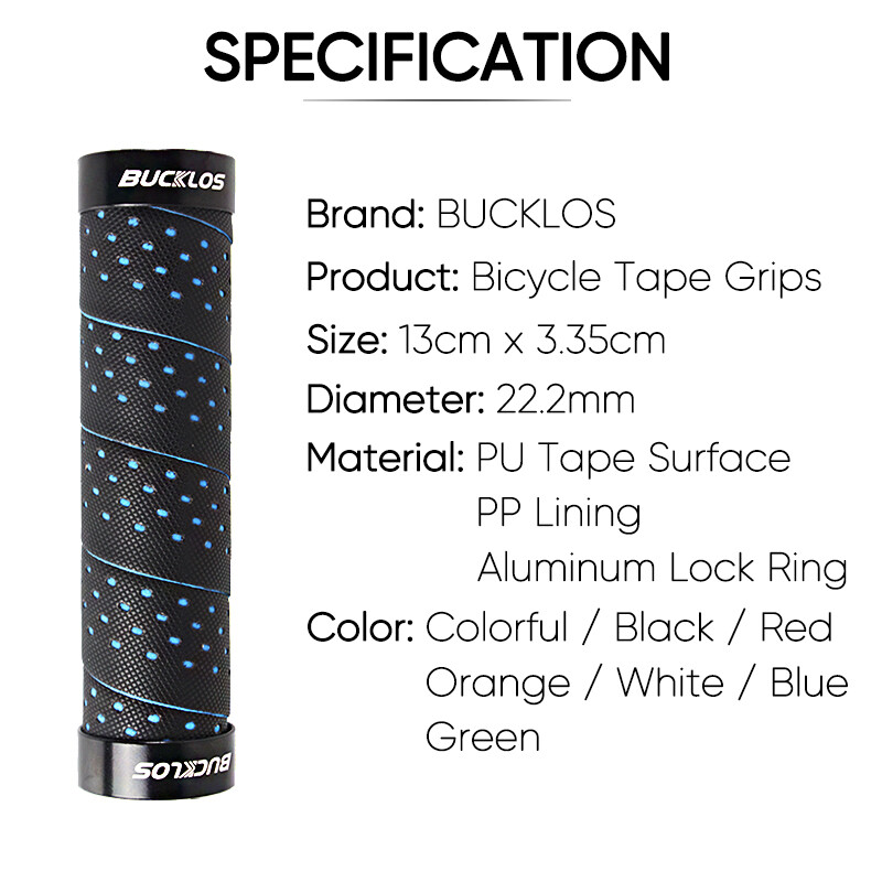 BUCKLOS Biciklističke ručke MTB upravljač Ručke zaključavanje Protuklizne Vodootporne MTB manžete Poklopac upravljača Ručke Šake Dodaci za bicikle