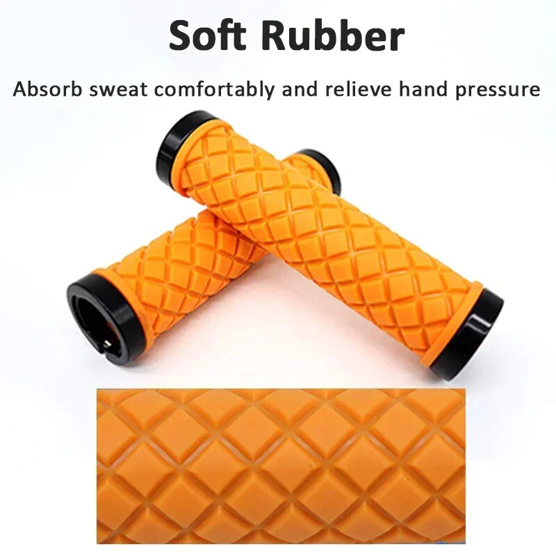 Ručke za bicikle Dvostruko zaključavanje na ručki upravljača bicikla Ručka za apsorpciju udaraca Ručka za brdski bicikl Protuklizne MTB manžete Gumena ručka za bicikl