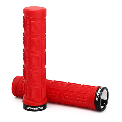 RIDERACE Ručke za brdske bicikle, protuklizne, izdržljive TPR gumene fiksne opreme, otporne na udarce Upravljač bicikla Poklopac za biciklističke ručke