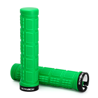 RIDERACE Ručke za brdske bicikle, protuklizne, izdržljive TPR gumene fiksne opreme, otporne na udarce Upravljač bicikla Poklopac za biciklističke ručke