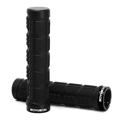 RIDERACE Ručke za brdske bicikle, protuklizne, izdržljive TPR gumene fiksne opreme, otporne na udarce Upravljač bicikla Poklopac za biciklističke ručke