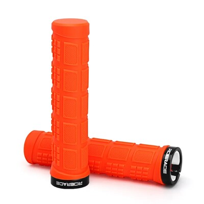 RIDERACE Ručke za brdske bicikle, protuklizne, izdržljive TPR gumene fiksne opreme, otporne na udarce Upravljač bicikla Poklopac za biciklističke ručke