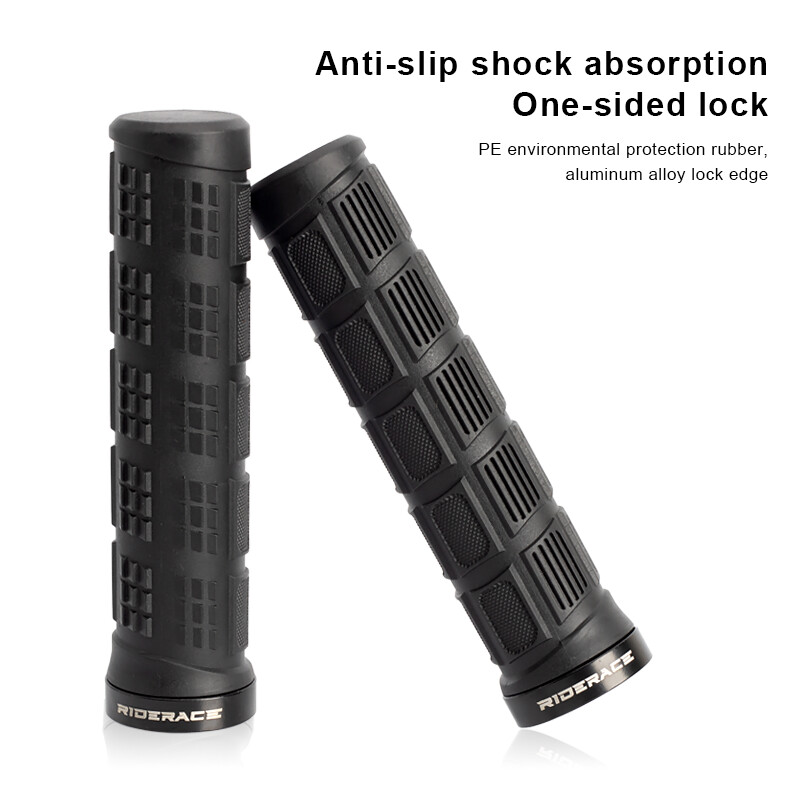 RIDERACE Ručke za brdske bicikle, protuklizne, izdržljive TPR gumene fiksne opreme, otporne na udarce Upravljač bicikla Poklopac za biciklističke ručke