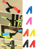 1 чифт дръжки за детски велосипед Детски велосипед Тротинетки Маншети Телефон Силикон Mtb Монтаж Удължител на кормилото Аксесоари Колоездене