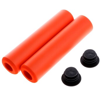 2 τμχ Λαβές τιμονιού ποδηλάτου Soft Silicone Outdoor MTB Road Bike Grips Sponge Cover Αντιολισθητική λαβή ισχυρής στήριξης Ποδηλατικό μέρος