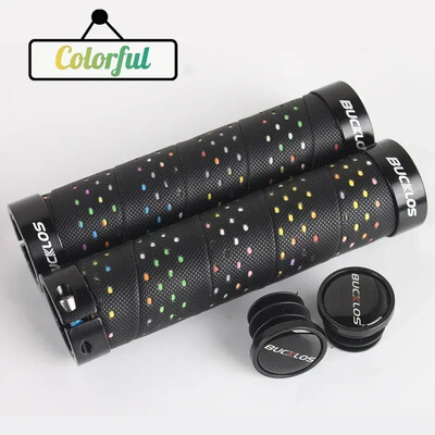 1 pāris BUCKLOS velosipēda stūres rokturi Mīkstie 22,2 mm MTB roktura bloķēšanas rokturi Ērti triecienizturīgi velosipēda lentes rokturi velosipēda daļas